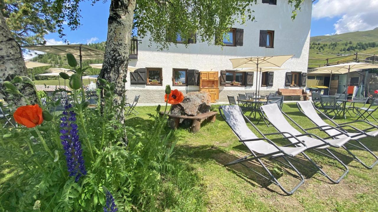Locanda Ristorante Bar Del Lago Chamois Buitenkant foto